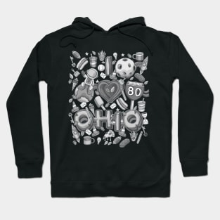 I Love Ohio Doodle Hoodie